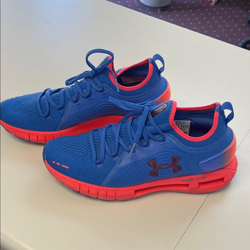 Under Armour W Hovr Phantom SE RF Womens Blue Pink Shoes - Picture 4 of 16